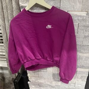 Nike Magenta Sweatshirt and Joggers Set